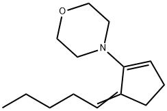 4-(5-Pentylidene-1-cyclopentenyl)morpholine Struktur