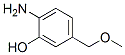 Phenol,  2-amino-5-(methoxymethyl)- Struktur