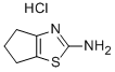 2-Amino-5,6-dihydro-4H-cyclopentathiazole hydrochloride Struktur