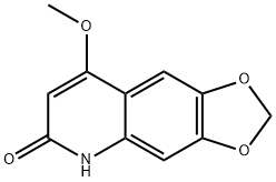 8-METHOXY-1,3-DIOXOLO[4,5-G]QUINOLIN-6(5H)-ONE Struktur