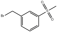 3-(Methylsulphonyl)benzyl bromide 97% Struktur