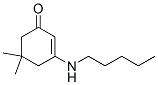 5,5-Dimethyl-3-(pentylamino)cyclohex-2-enone Struktur