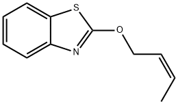 Benzothiazole, 2-(2-butenyloxy)-, (Z)- (9CI) Struktur