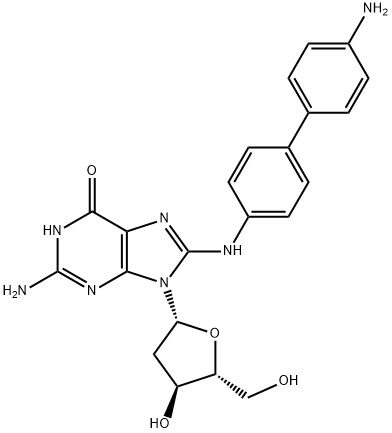 N-(Deoxyguanosin-8-yl)benzidine Struktur