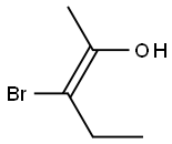 2-Penten-2-ol,  3-bromo- Struktur