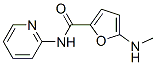 2-Furancarboxamide,  5-(methylamino)-N-2-pyridinyl- Struktur