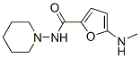 2-Furancarboxamide,  5-(methylamino)-N-1-piperidinyl- Struktur