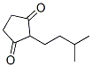 1,3-Cyclopentanedione, 2-isopentyl- Struktur