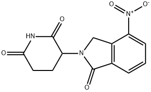 3-(4-Nitro-1-oxo-1,3-dihydroisoindol-2-yl)piperidine-2,6-dione Structure