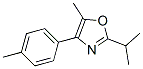 Oxazole, 5-methyl-2-(1-methylethyl)-4-(4-methylphenyl)- (9CI) Struktur