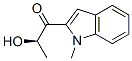 1-Propanone,2-hydroxy-1-(1-methyl-1H-indol-2-yl)-,(2R)-(9CI) Struktur