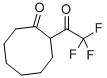 2-(TRIFLUOROACETYL)CYCLOOCTANONE Struktur