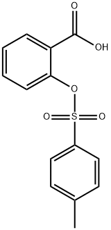 2-(4-methylphenyl)sulfonyloxybenzoic acid Struktur