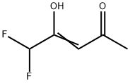 3-Penten-2-one, 5,5-difluoro-4-hydroxy- (9CI) Struktur