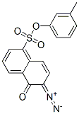 m-tolyl 6-diazo-5,6-dihydro-5-oxonaphthalene-1-sulphonate  Struktur