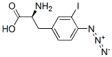 4-Azido-3-iodophenylalanine Struktur