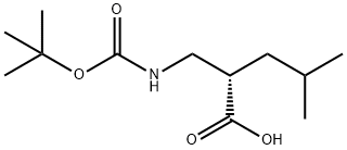 Boc-(S)-2-(aMinoMethyl)-4-Methylpentanoic acid Struktur