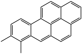 Benzo(a)pyrene, 7,8-dimethyl- Struktur