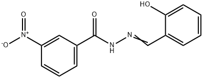 Benzoic acid, m-nitro-, salicylidenehydrazide Struktur