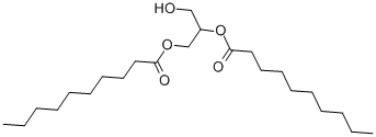 (+/-)-1,2-DIDECANOYLGLYCEROL Struktur