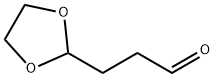 1,3-dioxolane-2-propionaldehyde  Struktur