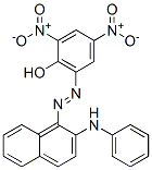 2,4-dinitro-6-[[2-(phenylamino)-1-naphthyl]azo]phenol Struktur