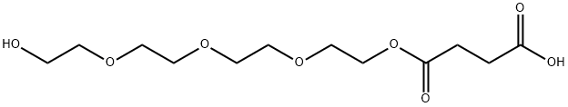 Butanedioic acid,mono [2-[2-[2-(2-hydroxyethoxy)ethoxy]ethoxy]ethyl] ester Struktur