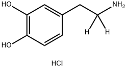 2-(3,4-DIHYDROXYPHENYL)ETHYL-1,1-D2-AMINE HCL Struktur