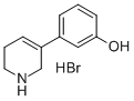 3-(1,2,5,6-Tetrahydropyridin-3-yl)phenol hydrobromide Struktur