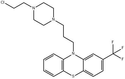 FLUPHENAZINE N-MUSTARD DIHYDROCHLORIDE Struktur