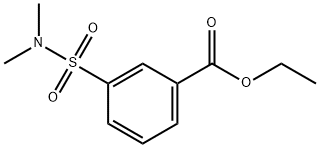 Benzoic acid, 3-[(diMethylaMino)sulfonyl]-, ethyl ester Struktur