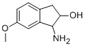 1-AMINO-6-METHOXY-INDAN-2-OL Struktur