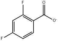 SODIUM 2,4-DIFLUOROBENZOATE Struktur