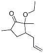 Cyclopentanone, 2-ethoxy-2,5-dimethyl-3-(2-propenyl)- (9CI) Struktur