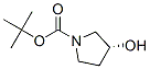 1-Boc-(R)-(-)-3-Hydroxypyrrolidine Struktur