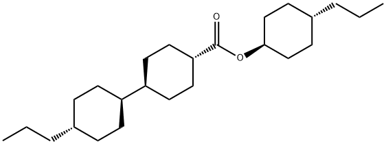 4-propylcyclohexyl [trans[trans(trans)]]-4'-propyl[1,1'-bicyclohexyl]-4-carboxylate  Struktur