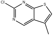 2-chloro-5-methylthieno[2,3-d]pyrimidine Struktur