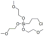 6-(3-chloropropyl)-6-(2-methoxyethoxy)-2,5,7,10-tetraoxa-6-silaundecane Struktur