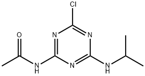 2-Chloro-4-acetaMido-6-(isopropylaMino)-s-triazine Struktur