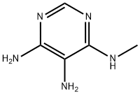 4,5,6-Pyrimidinetriamine, N4-methyl- (9CI) Struktur