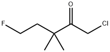 2-Pentanone,  1-chloro-5-fluoro-3,3-dimethyl- Struktur