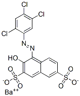 barium 3-hydroxy-4-[(2,4,5-trichlorophenyl)azo]naphthalene-2,7-disulphonate Struktur