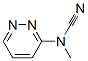 Cyanamide, methyl-3-pyridazinyl- (9CI) Struktur