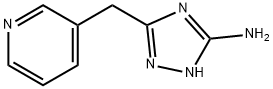 5-(Pyridin-3-ylmethyl)-4H-1,2,4-triazol-3-amine Struktur