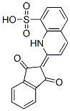 8-Quinolinesulfonic  acid,  2-(1,3-dihydro-1,3-dioxo-2H-inden-2-ylidene)-1,2-dihydro-  (9CI) Struktur