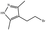 4-(2-BROMO-ETHYL)-3,5-DIMETHYL-1H-PYRAZOLE Struktur