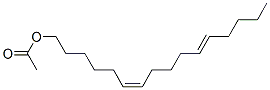 (6Z,11E)-6,11-Hexadecadien-1-ol acetate Struktur