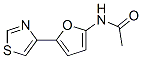 Acetamide, N-(5-(4-thiazolyl)-2-furanyl)- Struktur