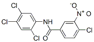 4-chloro-3-nitro-N-(2,4,5-trichlorophenyl)benzamide Struktur