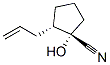 Cyclopentanecarbonitrile, 1-hydroxy-2-(2-propenyl)-, (1S,2S)- (9CI) Struktur